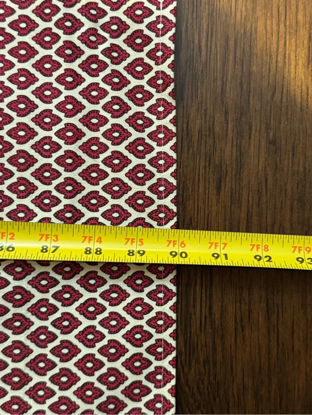 April Cornell Provence Avignon Table Runner Dark Red Excellent Condition 90''